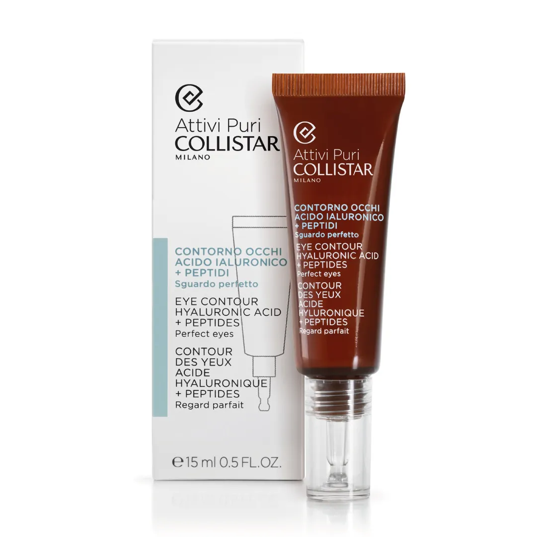Collistar Pure Actives Eye Contour Hyaluronic Acid + Peptides 15ml 0.51 Fl.oz 4 Collistar Pure Actives Eye Contour Hyaluronic Acid + Peptides 15ml 0.51 Fl.oz - Image 2