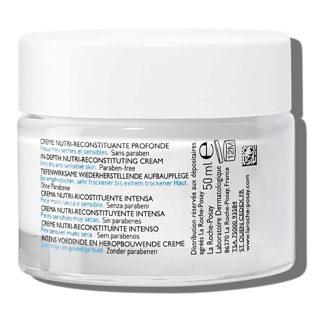 LA ROCHE-POSAY La Roche Posay Nutritic Intense Rich Moisturizing Cream For Very Dry Skin 50ml 4 LA ROCHE-POSAY La Roche Posay Nutritic Intense Rich Moisturizing Cream For Very Dry Skin 50ml - Image 2