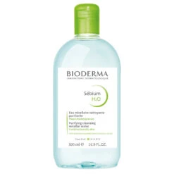 Bioderma Sebium H2o Makeup Cleansing Water 500ml Combination To Oily Skin