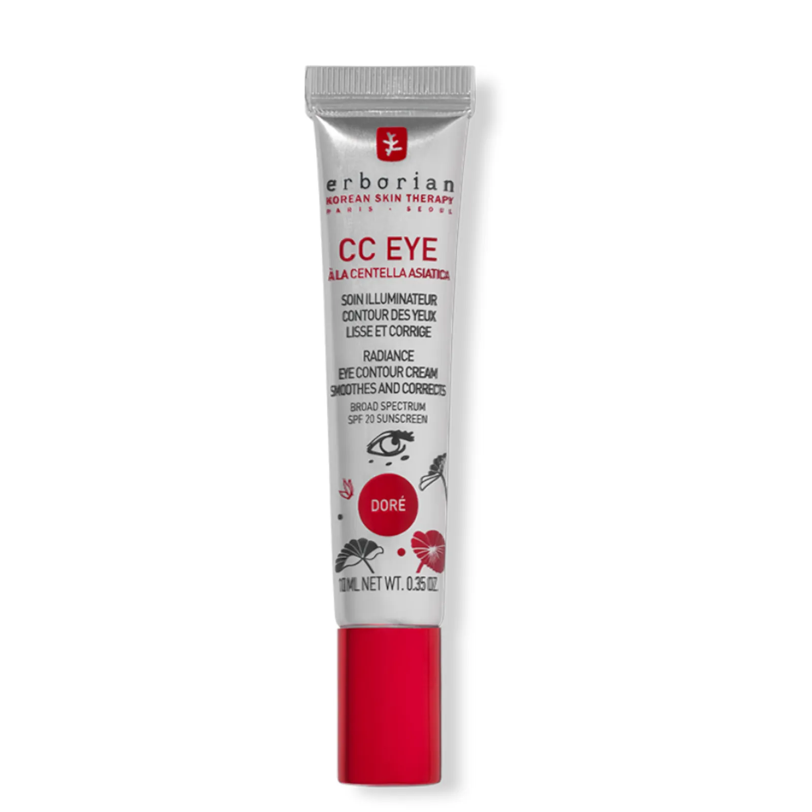 Erborian Cc Eye Tinted Eye Contour Cream Spf20 10ml - Doré 3 Erborian Cc Eye Tinted Eye Contour Cream Spf20 10ml - Doré