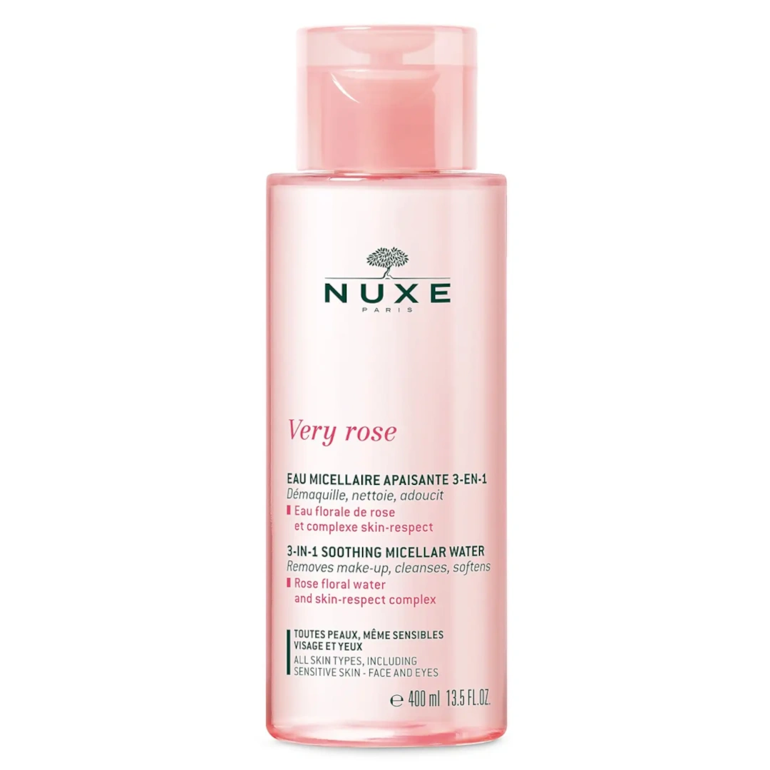 Nuxe Very Rose 3-in-1 Soothing Micellar Water 400ml 13.5 Fl.oz. 3 Nuxe Very Rose 3-in-1 Soothing Micellar Water 400ml 13.5 Fl.oz.
