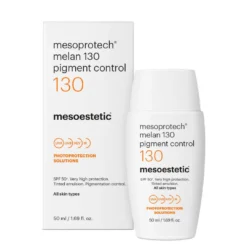 Mesoestetic Melan 130 Pigment Control Spf50 Tinted Sun Protection For Dark-spots 50ml