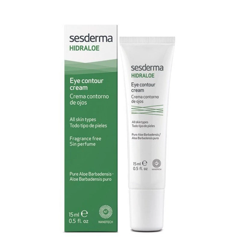 Sesderma Hidraloe Eye Contour Cream With Aloe Vera 15ml 4 Sesderma Hidraloe Eye Contour Cream With Aloe Vera 15ml - Image 2